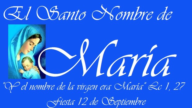 Resultado de imagen para El Santísimo Nombre de María