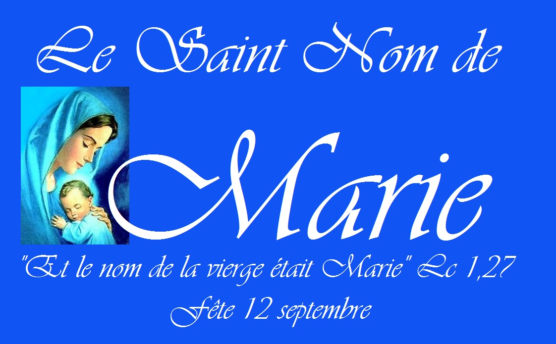 Le Saint Nom de Marie