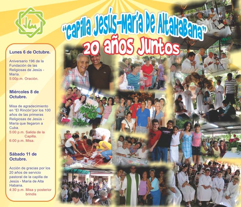 20 Años Juntos “Capilla Jesús-María” de Altahabana, Cuba.