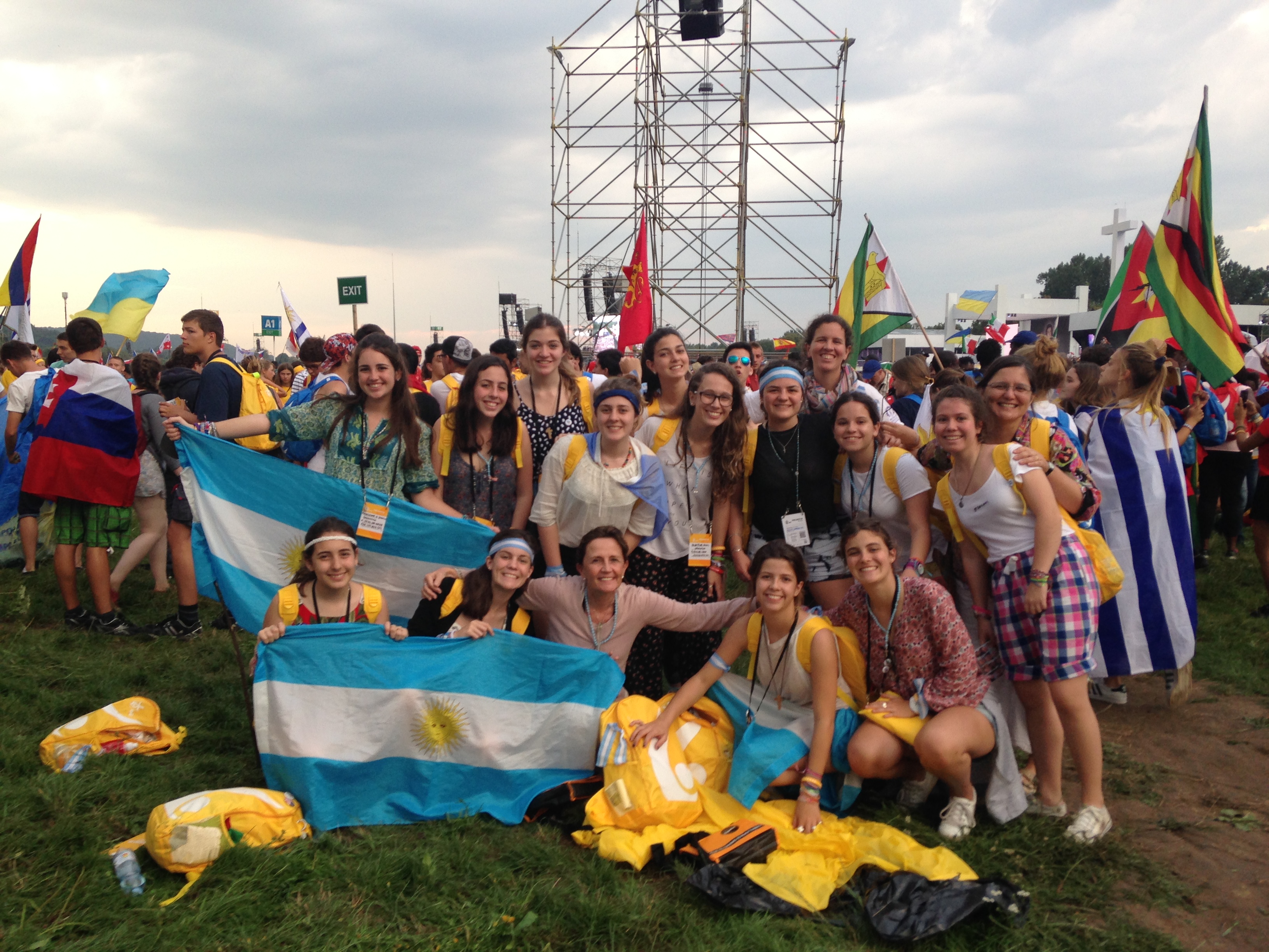 Jesus and Mary in the WYD 2016